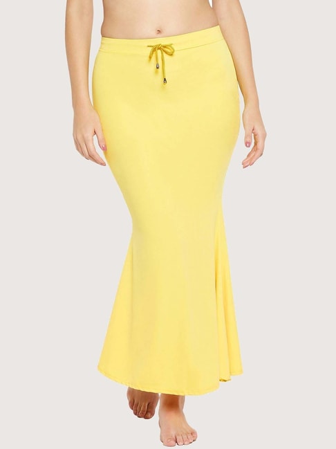 Buy Secrets By ZeroKaata Yellow Plain Saree Shapewear for Women Online @  Tata CLiQ