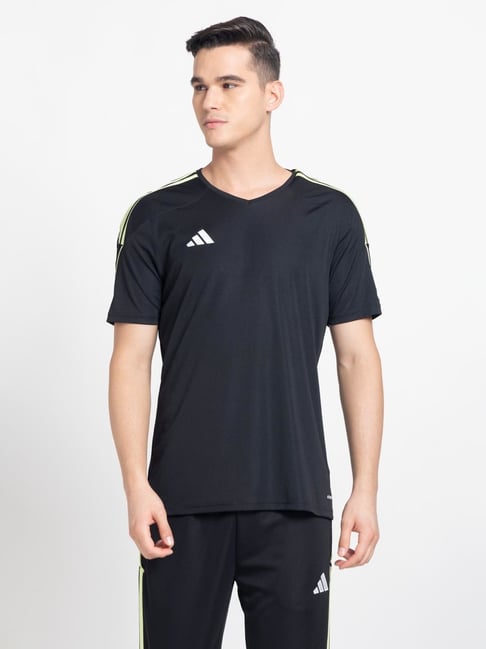 Adidas Black Slim Fit Printed Jersey-picture-48