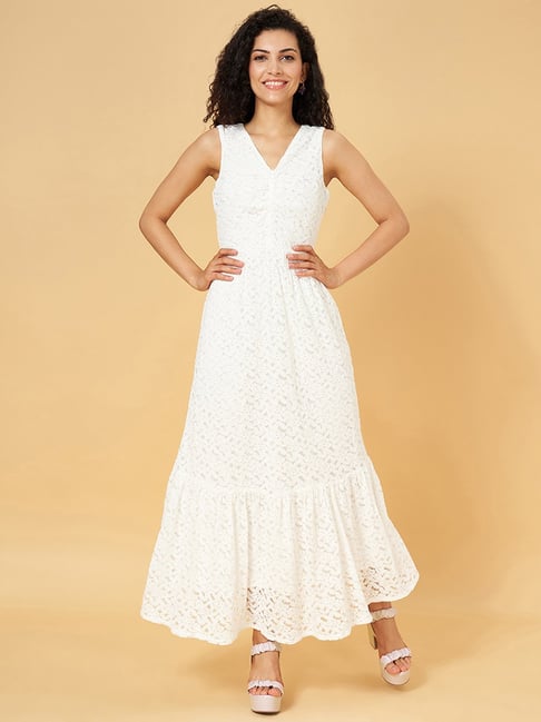 Jayne Sequin Halter Mini Dress - White - MESHKI U.S
