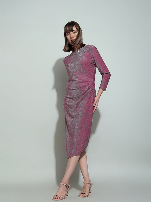 Buy VERO MODA Women's Polyester Wrap Mini Casual Dress (10292911-Brown  Lentil_Brown at Amazon.in