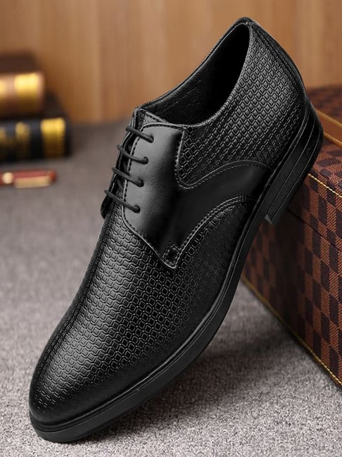 Bacca Bucci Men's OSLO Black Derby Shoes-picture-42