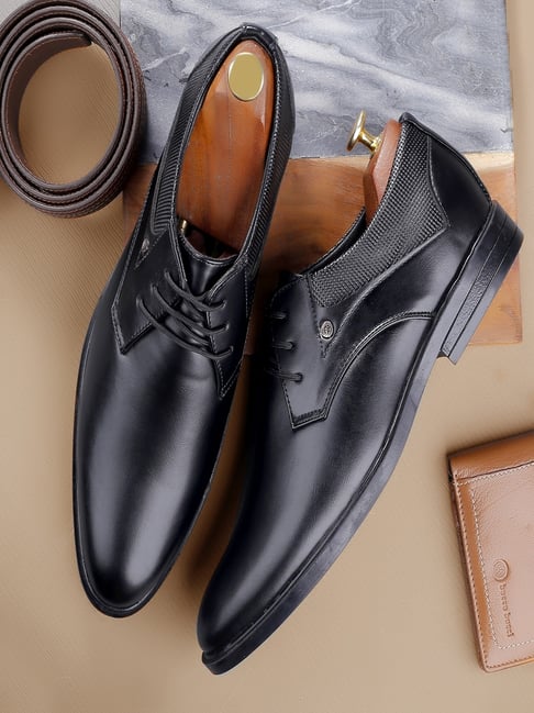 Bacca Bucci Men's RICHMOND Black Derby Shoes-picture-41
