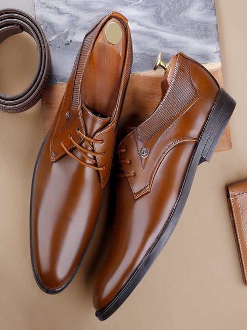 Bacca Bucci Men's RICHMOND Brown Derby Shoes-picture-36