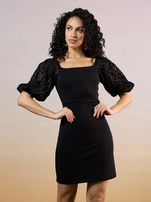 RSVP Black Shift Dress