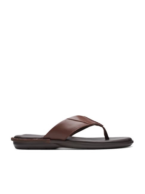 Clarks discount leather slippers