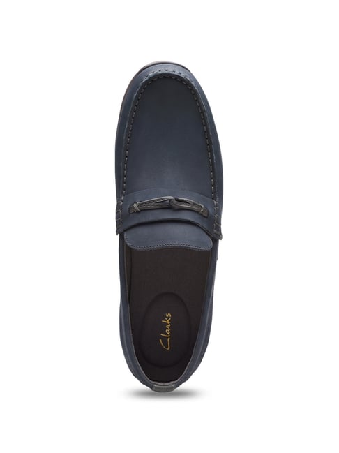 Buy Clarks Men's Karlock Navy Loafers for Men at Best Price Tata