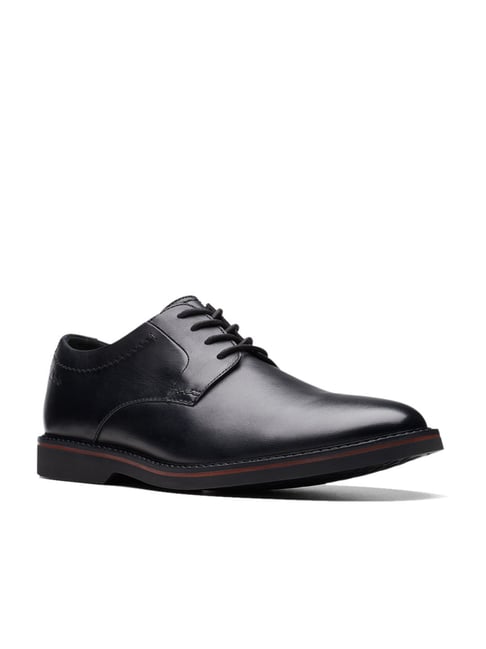 Clarks formal black on sale shoes