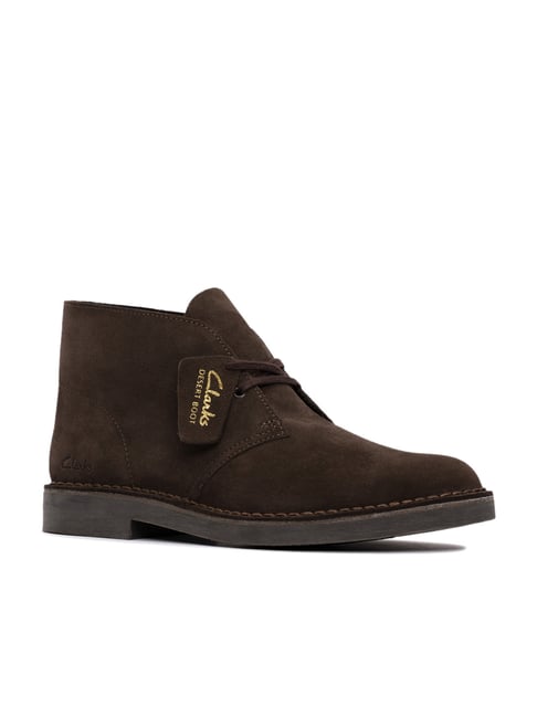 Dark brown sales desert boots