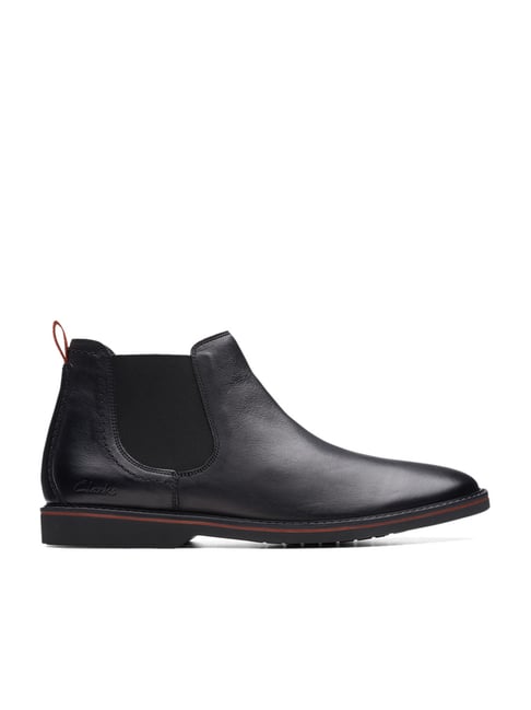 Clarks Men's Atticus LT Black Chelsea Boots