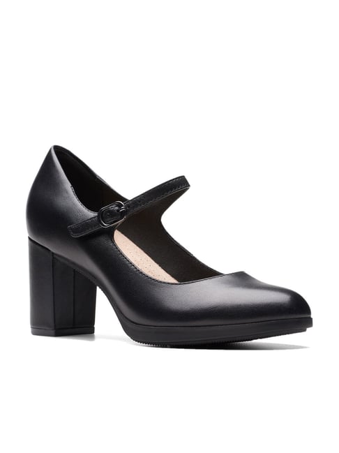 Clarks Women s Bayla Nora Black Mary Jane Shoes