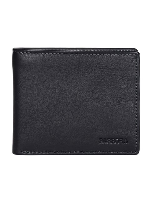 Black Pure Leather Passport Holder - Pablo Gift Shop