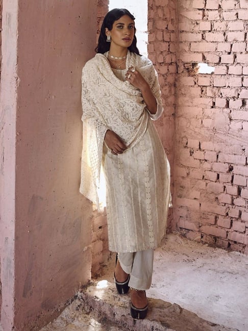 Amazon.com: HITTU Indian Chikankari Cotton Kura & Pent for Women Tunic Top  Pant Set Pakistani Salwar Suit (Chikankari Full Ghera Solid Cord Set Kurta  Pent Set, Small) : Clothing, Shoes & Jewelry