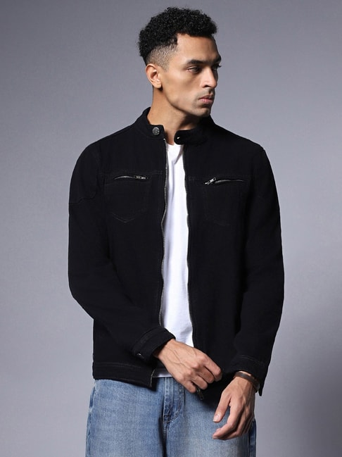 Men's Jackets Spring Autumn Korean Trend 2018 New Slim Standing collar  Men's Vintage Denim Jackets S-3XL - OnshopDeals.Com