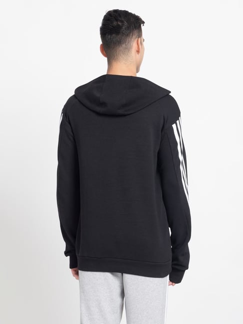 Striped on sale adidas hoodie