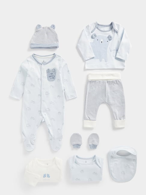 Newborn Baby Boy Mothercare Baby Suit Mothercare Kids Blue White