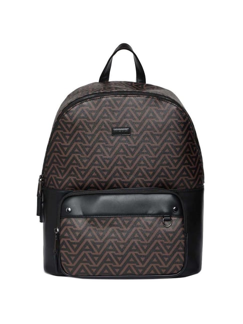 Buy Aldo YBERASH900 Brown Printed Medium Backpack Online At Best