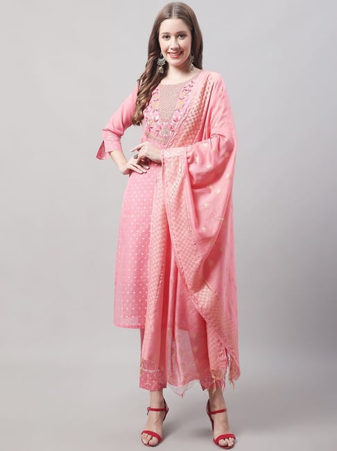 Buy Kazo Pink Embellished Casual Shirt for Women's Online @ Tata CLiQ