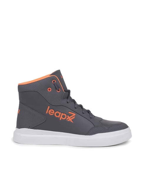 Buy Leap7X by Liberty Men's DUCANI-3E Black Ankle High Sneakers