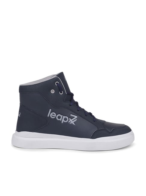 Buy Leap7X by Liberty Men's DUCANI-3E Black Ankle High Sneakers