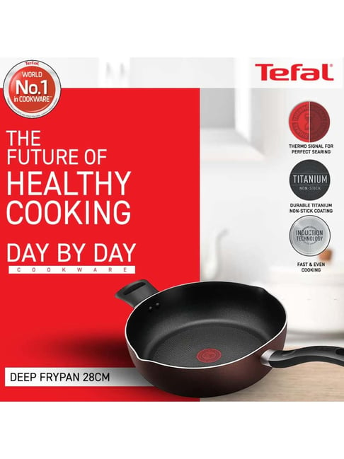 Tefal Daily Cook Wok Pan Titanium Non Stick 28cm