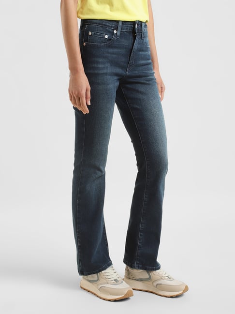 Levi's 725 Blue Bootcut High Rise Jeans