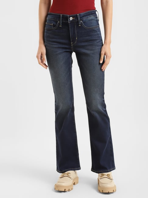 Levi's 315 Blue Bootcut Mid Rise Jeans