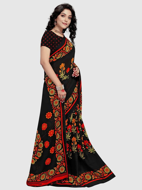 Buy Ishin Dupion Georgette Daily Wear Saree With Blouse at 69% off. |Paytm  Mall