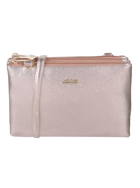 Mochi Rose Gold Medium Cross Body Bag