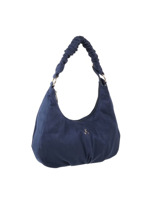 Sapphire Quadri Blue Hobo Shoulder Bag Leather Authentic Longchamp | Hobos  | gdculavapadu.ac.in
