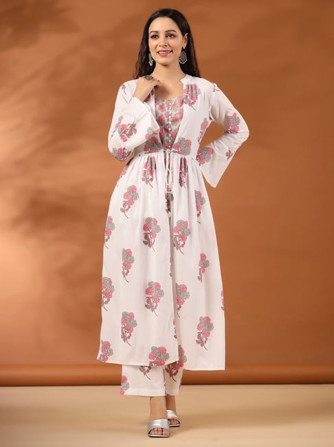 No Fade Beautiful Jaipuri Kurtis With Attached Jacket at Best Price in  Anekal | Peppy Collection