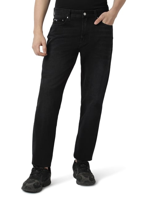 Calvin Klein Jeans Regular Fit Women Black Trousers - Buy Calvin Klein Jeans  Regular Fit Women Black Trousers Online at Best Prices in India |  Flipkart.com
