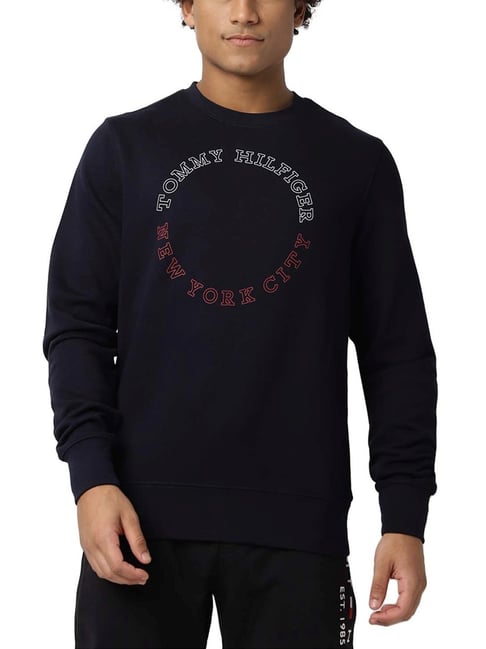 Tommy hilfiger black sweatshirt new arrivals