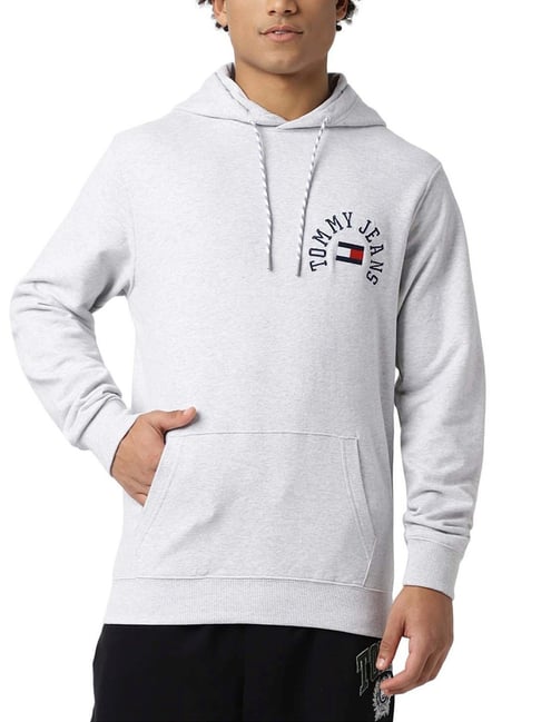 Grey tommy jeans discount sweatshirt