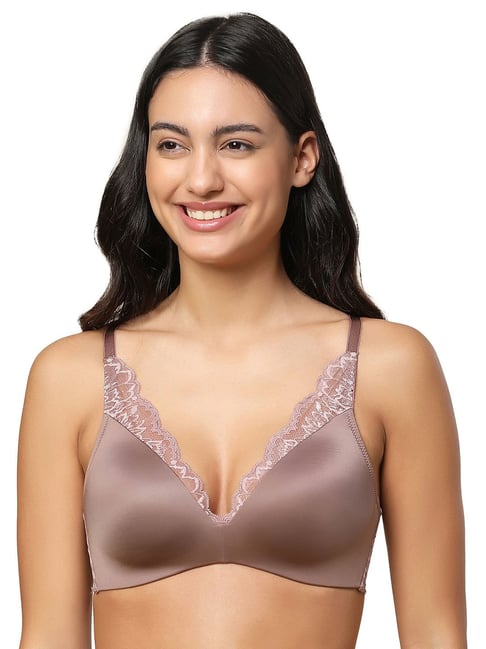 Triumph Light Brown Full Coverage T-Shirt Bra-picture-33