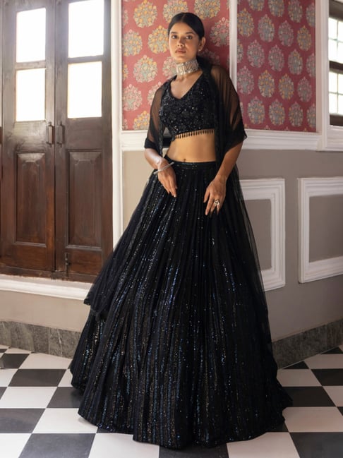 Buy Golden Lehenga Choli Velvet Blouse Indian Lehenga for Women Wedding  Party Designer Wear Online in India - Etsy