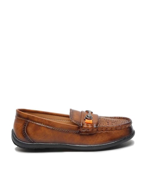 Childrens hot sale tan loafers