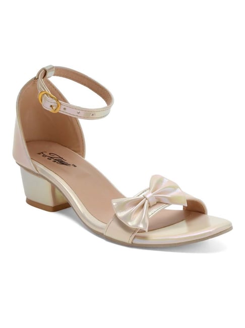 Childrens cheap gold sandals