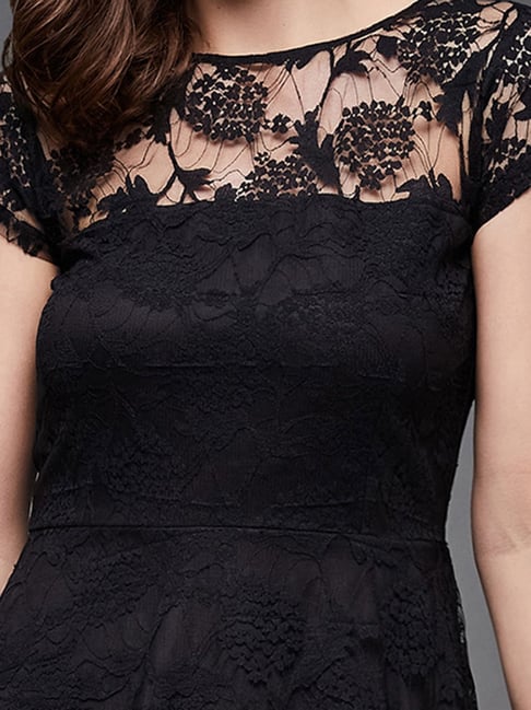 Black Lace Dress - Buy Black Lace Dress online in India