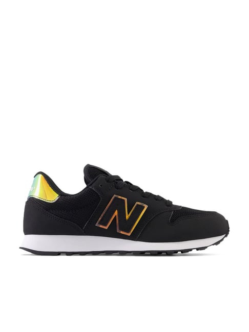 New Balance Men's 500 Black Casual Sneakers