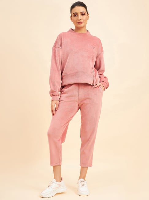 Sweet Dreams Pink Regular Fit Track Suit-picture-45