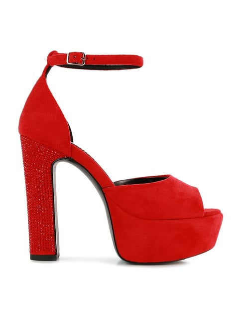 Summer Red Roman High Heel Strappy Sandals Heels With Open Toe And Ankle  Strap 11.5cm Heels Perfect For Parties Q1223 From Bailixi07, $15.22 |  DHgate.Com