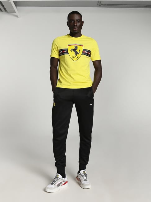 Puma ferrari yellow t shirt sale