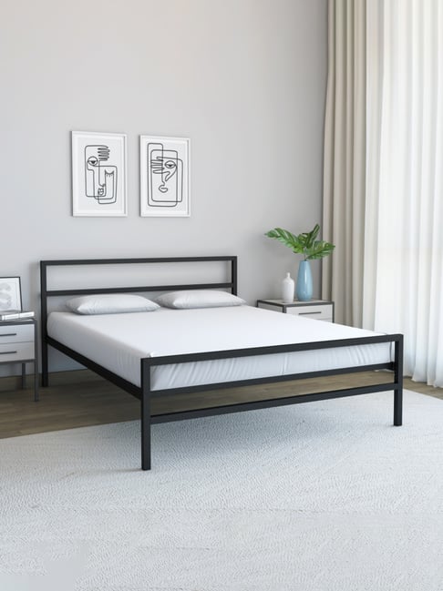 Doctor Dreams by Nilkamal Black Metal Queen Striker Bed