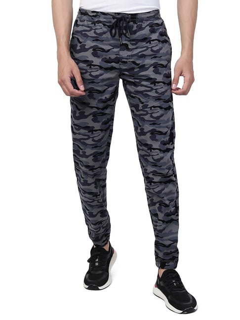 Mens slim fit hot sale camo joggers