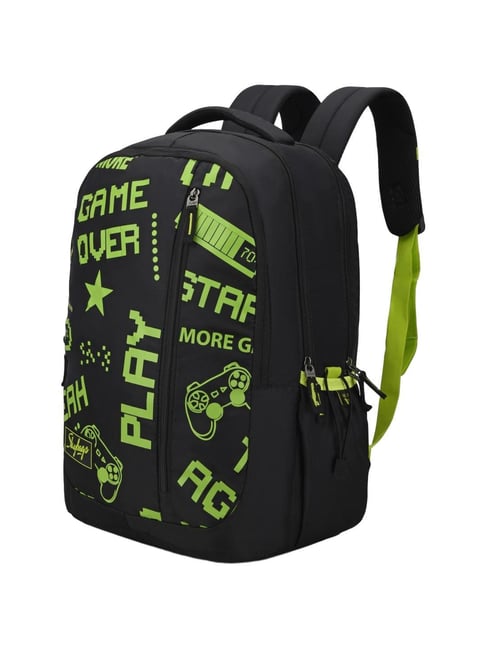 Black Skybags New Neon School Bag Skybags 30 Ltrs New Neon 23-02