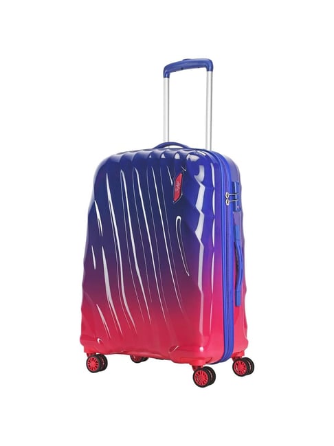 Buy Skybags Blue Pink Textured Hard Medium Trolley Bag 30 cm