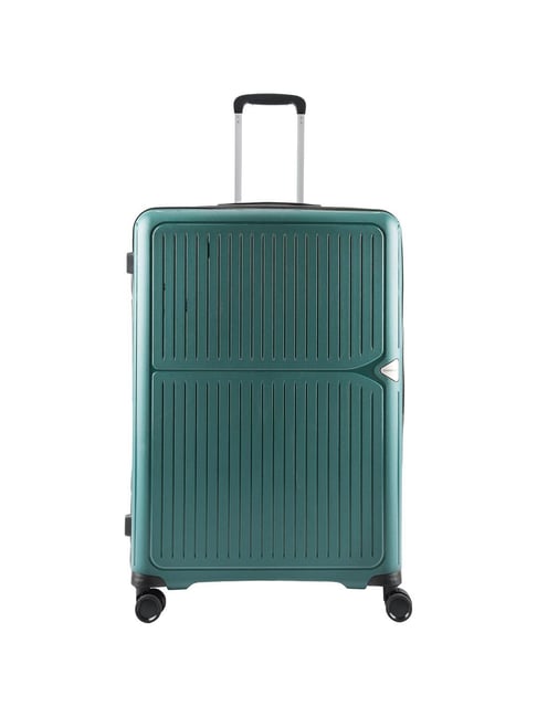 Aristocrat Green Textured Hard Large Trolley Bag - 33 cm-picture-10