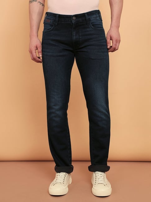 Wrangler Blue Regular Fit Jeans