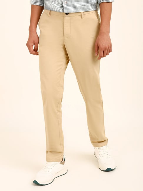 Buy Beige Trousers & Pants for Men by CLASSIC POLO Online | Ajio.com