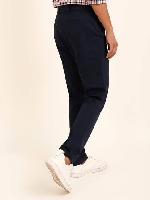 Buy Cotton Lycra Slim Fit Stretch Pant for Women Online at Fabindia